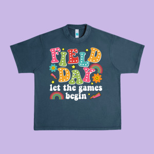 Field Day Let The Games Begin Urban Heavy Tee Designed By Jahusdesignshop