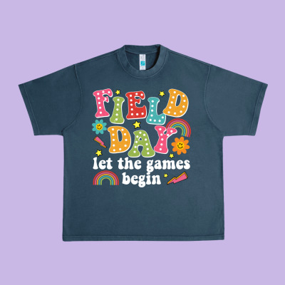 Field Day Let The Games Begin Urban Heavy Tee Designed By Jahusdesignshop