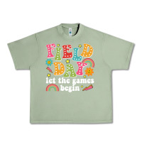 Oil Green field day let the games begin Urban Heavy Tee - JahusDesignShop