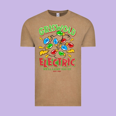 Griswold Electric Christmas Vacation Vintage Tee Designed By Maliassmallbusiness