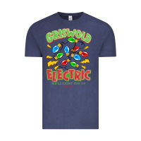 Vintage Denim griswold electric christmas vacation Vintage Tee - MaliasSmallBusiness