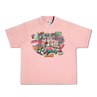 Salmon coffee teach repeat teacher Urban Heavy Tee - NancyCooperArtShop