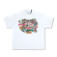 White coffee teach repeat teacher Urban Heavy Tee - NancyCooperArtShop