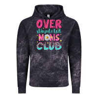 Cloud Black over stimulated moms club Vintage Hoodie - NancyCooperArtShop