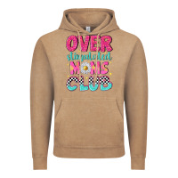 Vintage Coffee over stimulated moms club Vintage Hoodie - NancyCooperArtShop