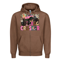 Chestnut Egg crusher Easter Day Zipper Hoodie - HowdyJamesFarm