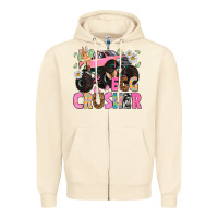 Sandshell Egg crusher Easter Day Zipper Hoodie - HowdyJamesFarm