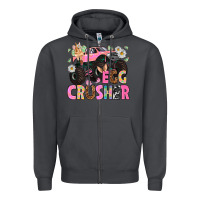 Smoke Egg crusher Easter Day Zipper Hoodie - HowdyJamesFarm
