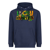 Navy Lucky hunter St. Patrick's Day Heavyweight Hoodie - CowGirlArtShop