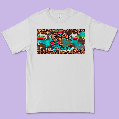 Hearts Mama License Plate Premium Tee Designed By Artiststas