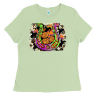 Matcha halloween horseshoe Ladies Tee - JahusDesignShop