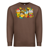 Chestnut school bus coffee cups Premium Sweatshirt - OliviaCreatesArt