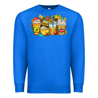 True Royal school bus coffee cups Premium Sweatshirt - OliviaCreatesArt