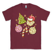 Burgundy christmas conchas Classic Tee - MaliasSmallBusiness
