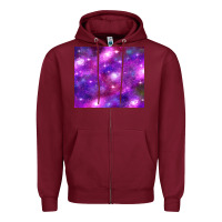 Burgundy colorful abstract galaxy black and purple Zipper Hoodie - TumblerDesignByShophia