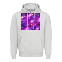 Dove Grey colorful abstract galaxy black and purple Zipper Hoodie - TumblerDesignByShophia