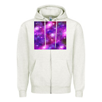 Oatmeal Heather colorful abstract galaxy black and purple Zipper Hoodie - TumblerDesignByShophia
