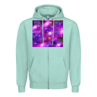 Seafoam colorful abstract galaxy black and purple Zipper Hoodie - TumblerDesignByShophia