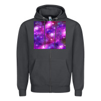 Smoke colorful abstract galaxy black and purple Zipper Hoodie - TumblerDesignByShophia