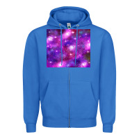 True Royal colorful abstract galaxy black and purple Zipper Hoodie - TumblerDesignByShophia
