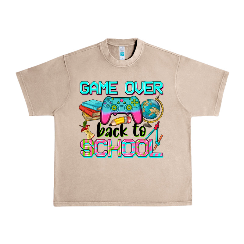Game Over Back To School Urban Heavy Tee by NancyCooperArtShop | Teevron