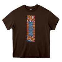 Chocolate Brown usa flag and mom penwraps Heavy Core Tee - Artiststas