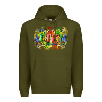 Army Green Autism accept understand love Premium Hoodie - CowGirlArtShop