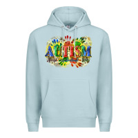 Blue Mist Autism accept understand love Premium Hoodie - CowGirlArtShop