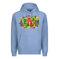 Colony Blue Autism accept understand love Premium Hoodie - CowGirlArtShop