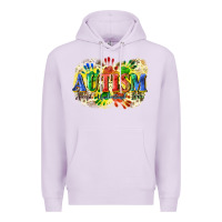 Lilac Autism accept understand love Premium Hoodie - CowGirlArtShop