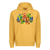 Mustard Autism accept understand love Premium Hoodie - CowGirlArtShop
