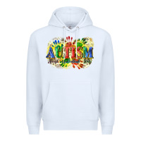 White Autism accept understand love Premium Hoodie - CowGirlArtShop