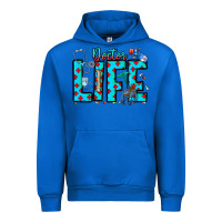 Cobalt Doctor Life Urban Hoodie - CowhideDigitalArt