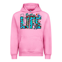 Fuchsia Pink Doctor Life Urban Hoodie - CowhideDigitalArt