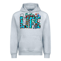 Heather Grey Doctor Life Urban Hoodie - CowhideDigitalArt