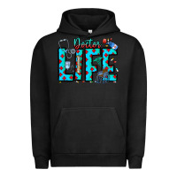 Pigment Black Doctor Life Urban Hoodie - CowhideDigitalArt