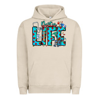 Pigment French Oak Doctor Life Urban Hoodie - CowhideDigitalArt