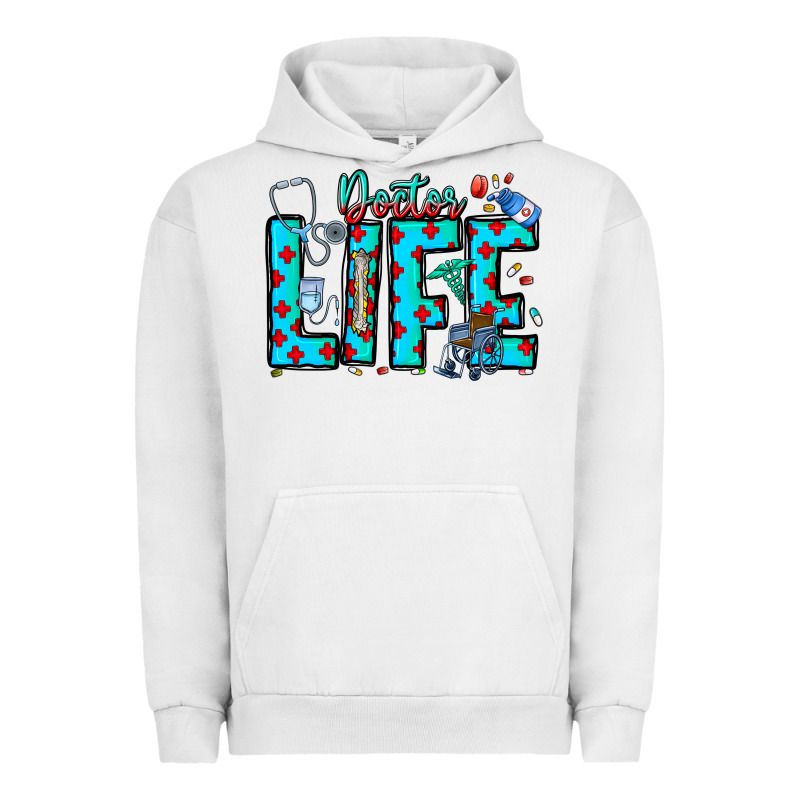 Doctor Life Urban Hoodie by CowhideDigitalArt | Teevron