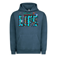 Pigment Midnight Navy Doctor Life Urban Hoodie - CowhideDigitalArt
