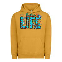 Pigment Peanut Butter Doctor Life Urban Hoodie - CowhideDigitalArt