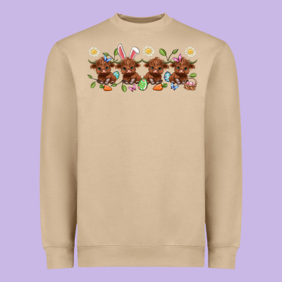 Easter Day Baby Heifers Heavyweight Sweatshirt Designed By Artiststas