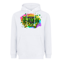 White pinch proof St. Patrick's  Day Heavyweight Hoodie - HowdyJamesFarm