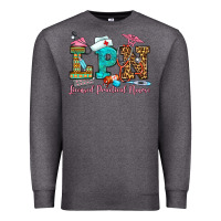 Charcoal Heather licensed practical nurse Premium Sweatshirt - OliviaCreatesArt