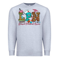 Heather Grey licensed practical nurse Premium Sweatshirt - OliviaCreatesArt