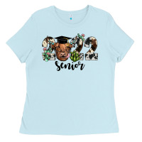Baby Blue highland cow 2022 Ladies Tee - JahusDesignShop