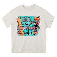 Cream little miss kindergarten cutie Heavy Core Tee - JahusDesignShop