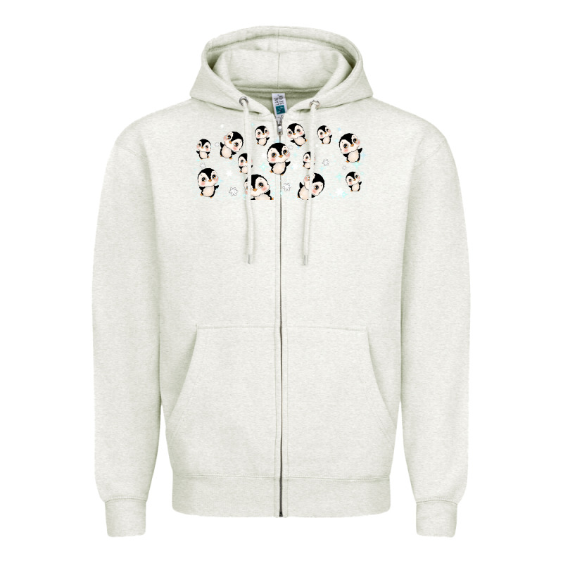 Cute Penguin Zipper Hoodie by TumblerDesignByShophia | Teevron