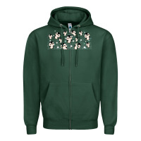 Sports Green cute penguin Zipper Hoodie - TumblerDesignByShophia