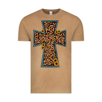 Vintage Camel leopard sunflower cross Vintage Tee - JahusDesignShop