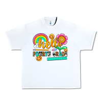 White hello fourth grade Urban Heavy Tee - NancyCooperArtShop